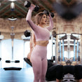 Ombre Seamless Women Sport Suit