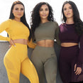 Ombre Seamless Women Sport Suit