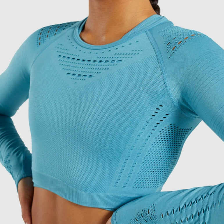 Ombre Seamless Women Sport Suit