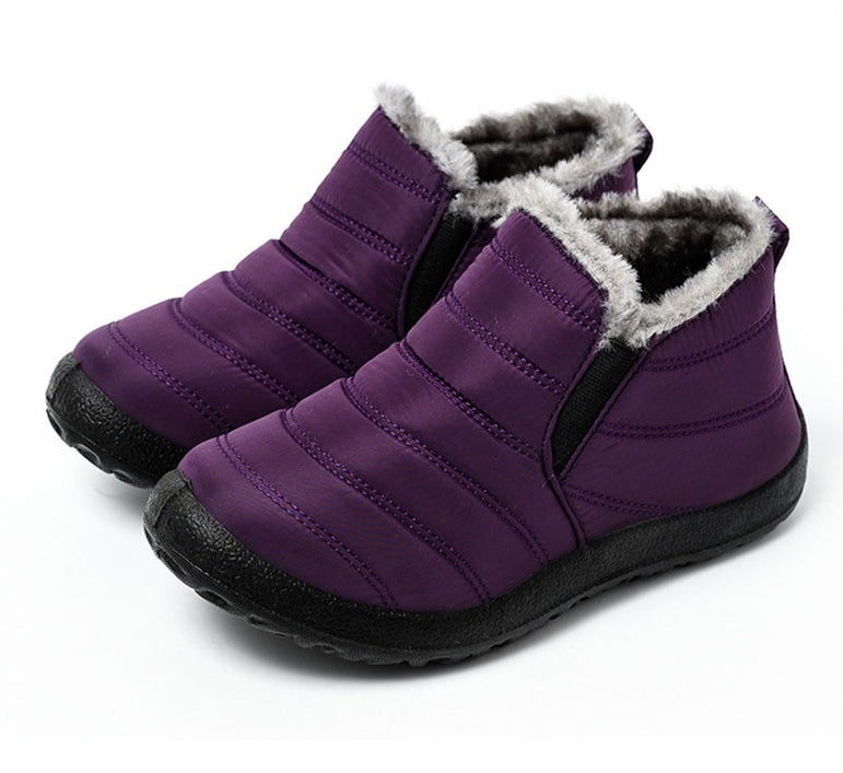 Winter Casual Shoes Women Warm Fur Ankle Sneakers
