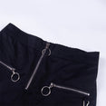 Zipper Streetwear Women Casual Harem pants