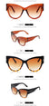 Cat Eye Oversize Gradient Sunglasses