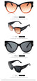 Cat Eye Oversize Gradient Sunglasses
