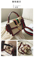 Small Crocodile Print Flap Bags