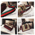 Small Crocodile Print Flap Bags