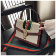 Small Crocodile Print Flap Bags