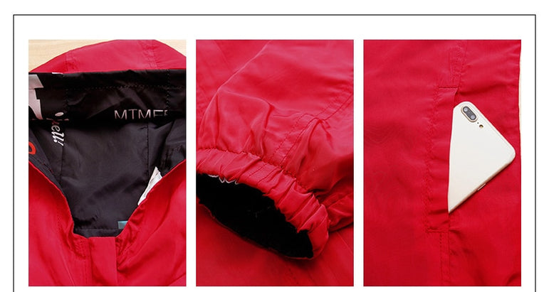 Streetwear Hooded Printed jacket