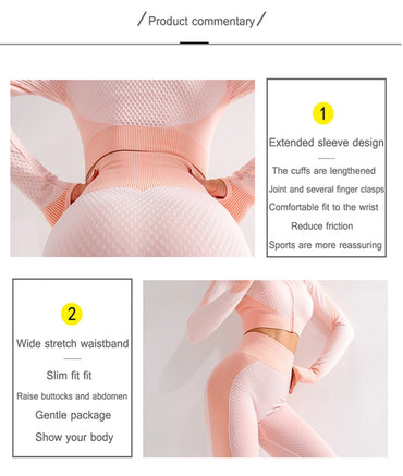 Workout Yoga Sets Female Sport Gym Suit