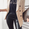 High Waist Pencil Faux Leather Pants Trousers