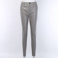 High Waist Pencil Faux Leather Pants Trousers