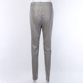 High Waist Pencil Faux Leather Pants Trousers
