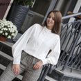 Vintage Lantern Sleeve Thicken Women Shirt Blouses