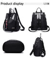 Simple Style Ladies Backpack Anti-theft Bag