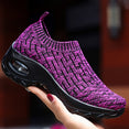 Fashion Breathable Mesh Casual Shoes Platform Sneakers