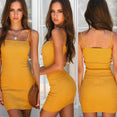 Bandage Hollow Out Sleeveless Backless Club Dress