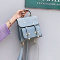 Teenage Girls High Quality Leather Backpack