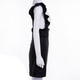 Frill Ruffle Pinafore High Waist Party Mini Dress