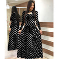 Elegant Spring Autumn Casual Bohmia Flower Maxi Dresses