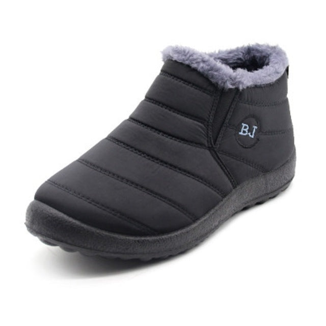 Winter Casual Shoes Women Warm Fur Ankle Sneakers