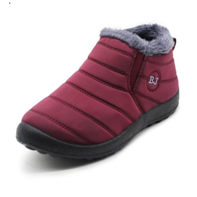Winter Casual Shoes Women Warm Fur Ankle Sneakers