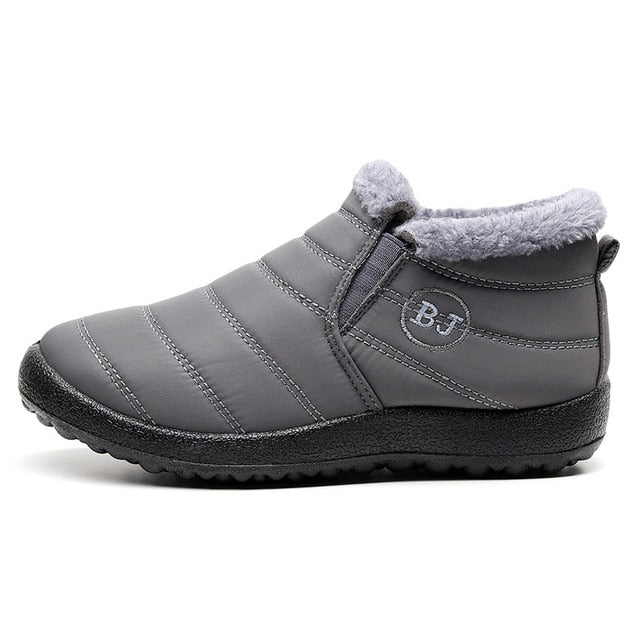 Winter Casual Shoes Women Warm Fur Ankle Sneakers