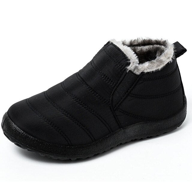Winter Casual Shoes Women Warm Fur Ankle Sneakers