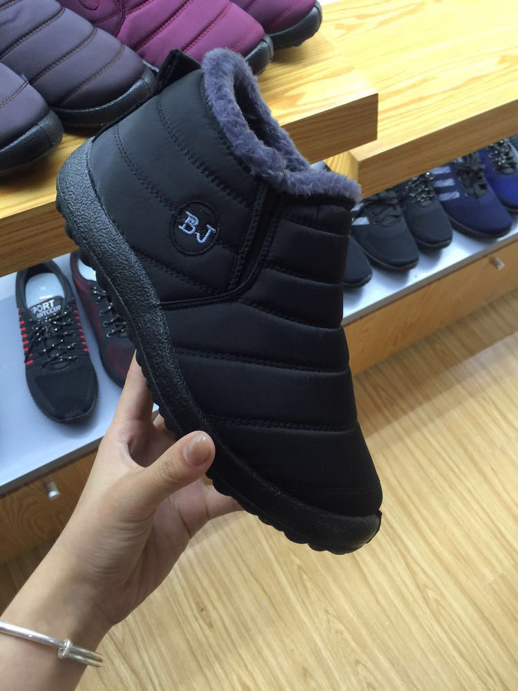 Winter Casual Shoes Women Warm Fur Ankle Sneakers