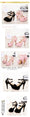 Open toe women pumps female high heels