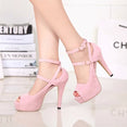 Open toe women pumps female high heels