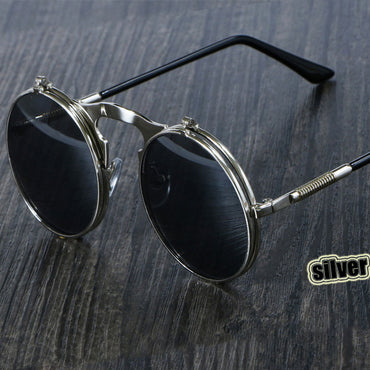 Round Metal Women Style Retro SUNGLASSES