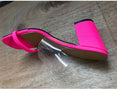 Transparent Sandals Ladies High Heel Slippers