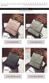 Pu Leather Travel Shoulder Bags For Teenager Girls
