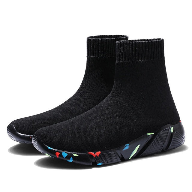 Breathable Ankle Boot Women Socks Shoes Female Sneakers