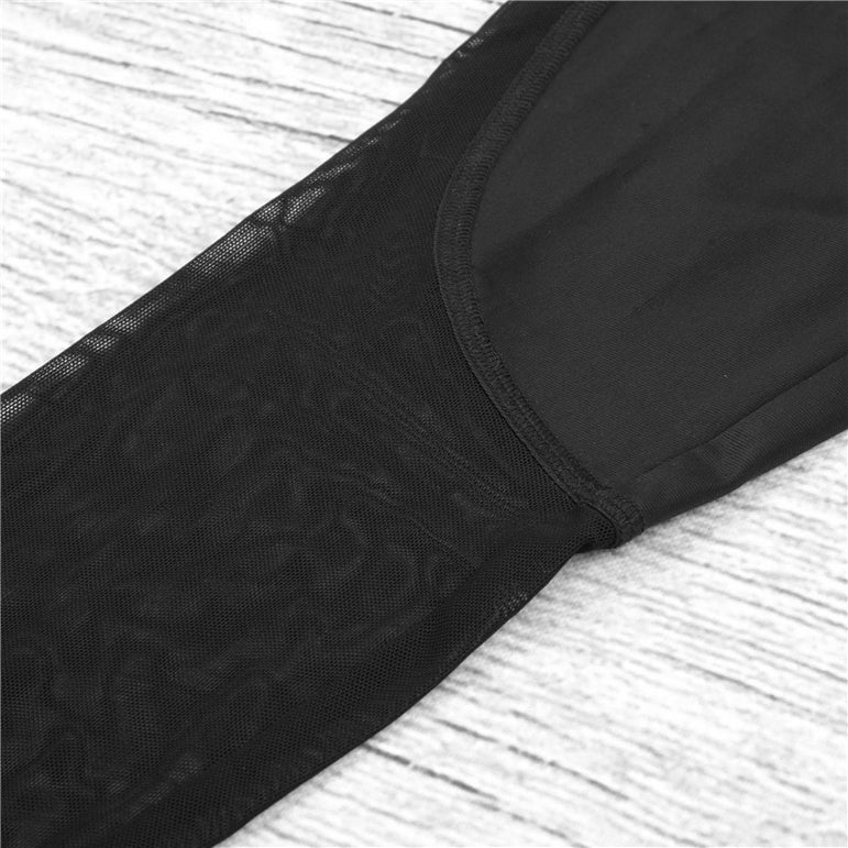 Women's sports mesh yoga pants