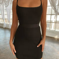 Bandage Hollow Out Sleeveless Backless Club Dress