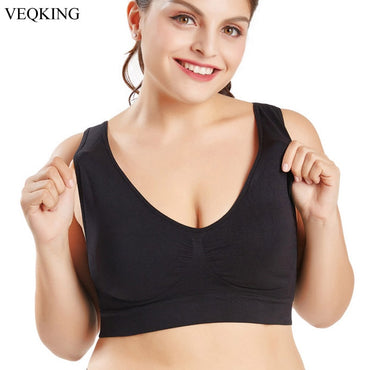 Plus Size Sports Breathable Yoga Bra