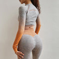 Long Sleeve Top High Waist Belly Suit