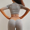 Long Sleeve Top High Waist Belly Suit
