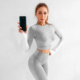 Long Sleeve Top High Waist Belly Suit