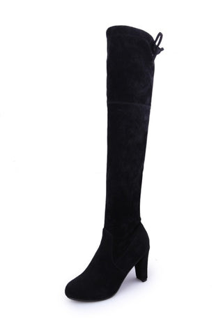Faux Slim Boots Sexy Over The Knee Thigh High Boots