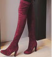 Faux Slim Boots Sexy Over The Knee Thigh High Boots