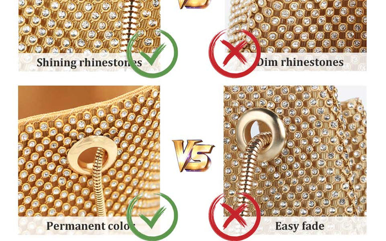 Diamonds Rhinestone Shoulder Bags