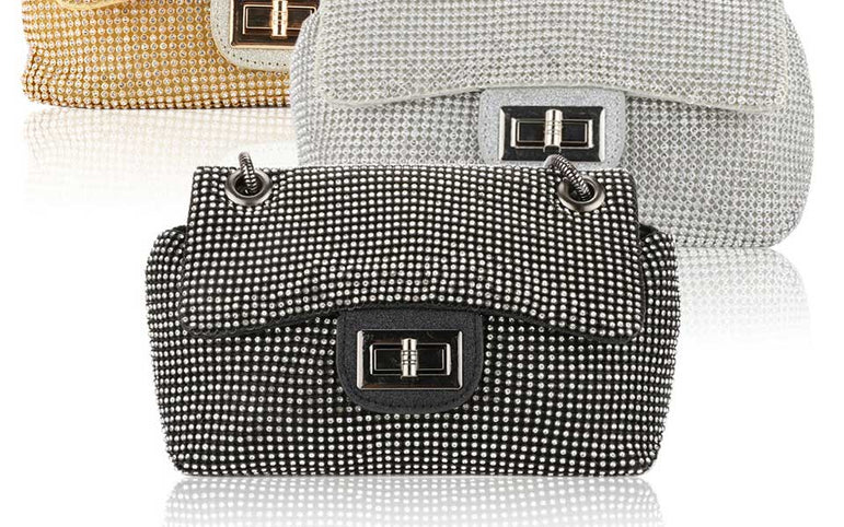 Diamonds Rhinestone Shoulder Bags