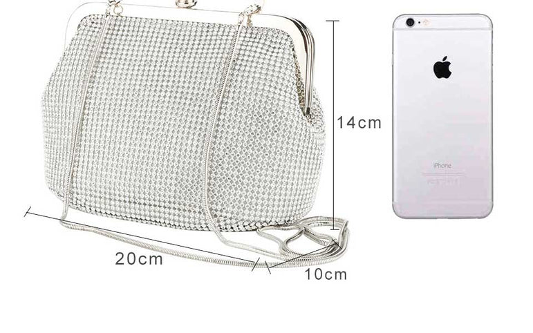 Diamonds Rhinestone Shoulder Bags