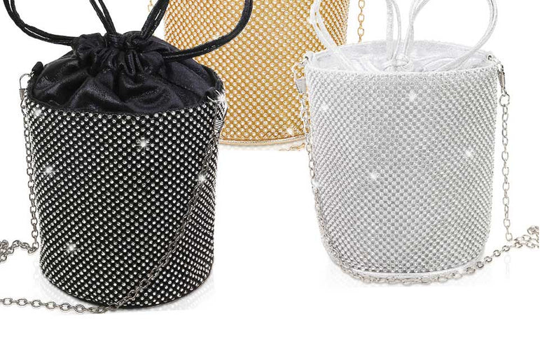 Diamonds Rhinestone Shoulder Bags