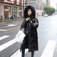 Long Parkas Female Glossy Warm Jacket