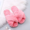 Winter Women House Faux Fur Fashion Slippers