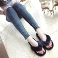 Winter Women House Faux Fur Fashion Slippers