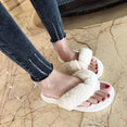 Winter Women House Faux Fur Fashion Slippers