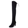 Sexy Party Fashion Leather Over Knee Heels Boots
